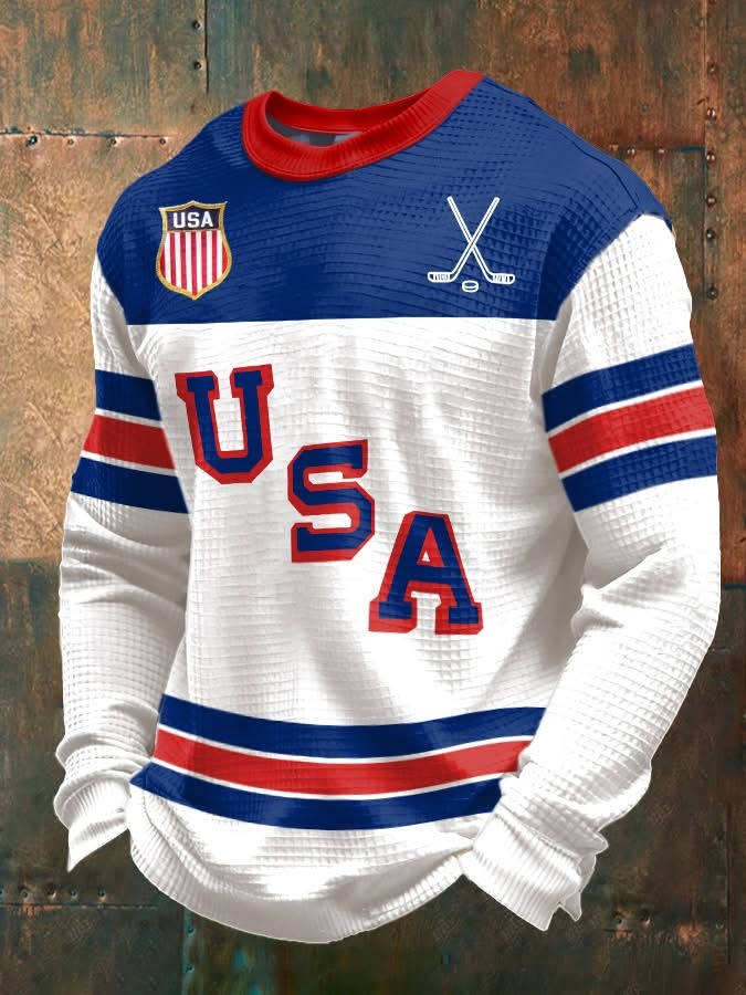 USA Hockey 2026 Winter Olympics Commemorative Ice Hockey Hoodie Best Gift For Hockey Fans