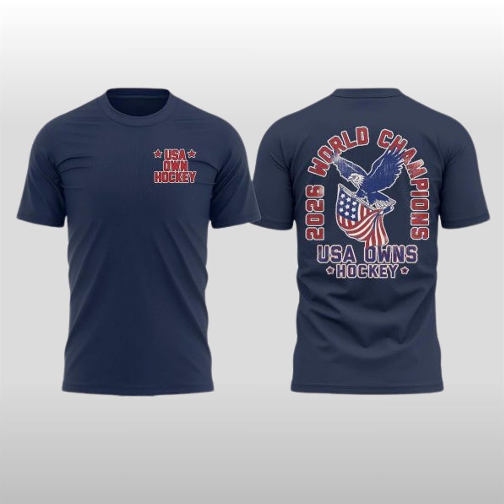 USA Owns Ice Hockey Milan Olympics Beat Canada 2026 T-Shirt Gift For Hockey Fans