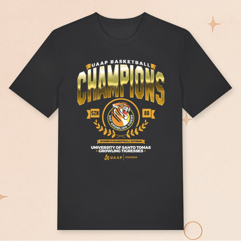 UST Women's Basketball Champ Shirt UAAP Basketball Champions T-Shirt For Fans