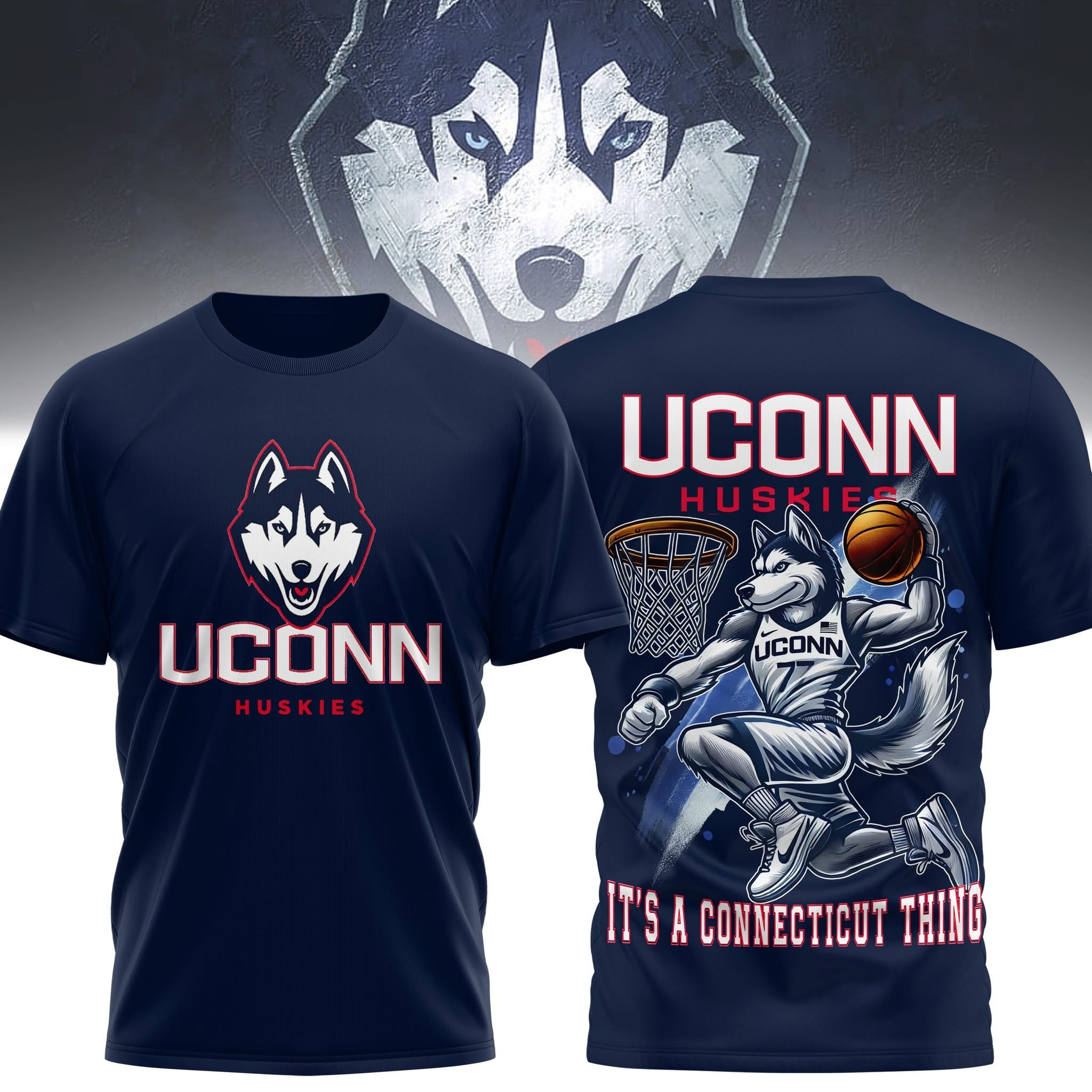 Uconn Huskies Basketball Shirt It's A Connecticut Thing Gifts For Uconn Huskies Fans
