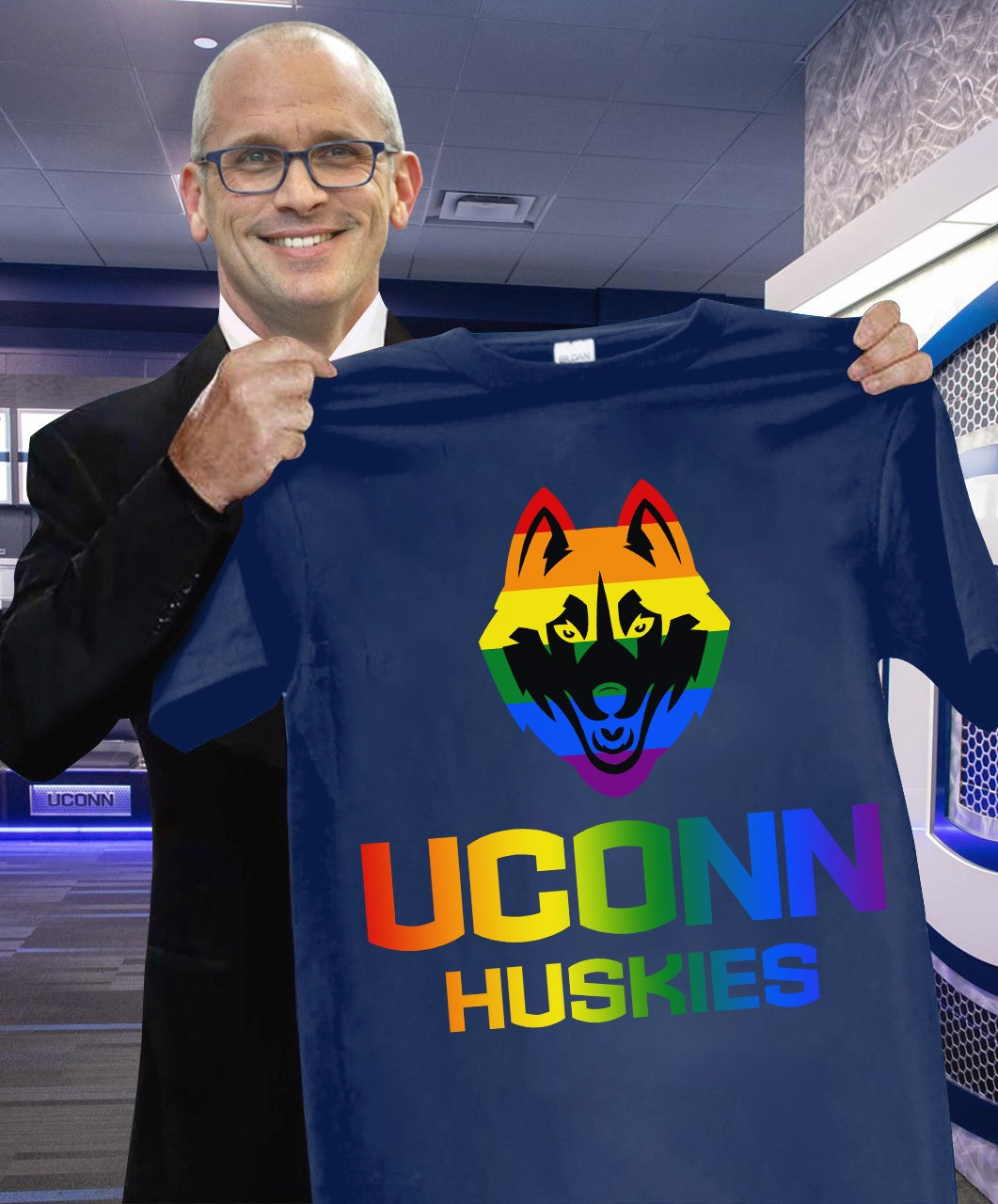 Uconn Huskies Pride Shirt Pride Merch Basketball Uconn Huskies Fan Gift Ideas