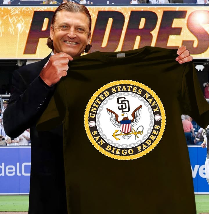United States Navy San Diego Padres T-Shirt Honor USN Best Gift For Baseball Fans