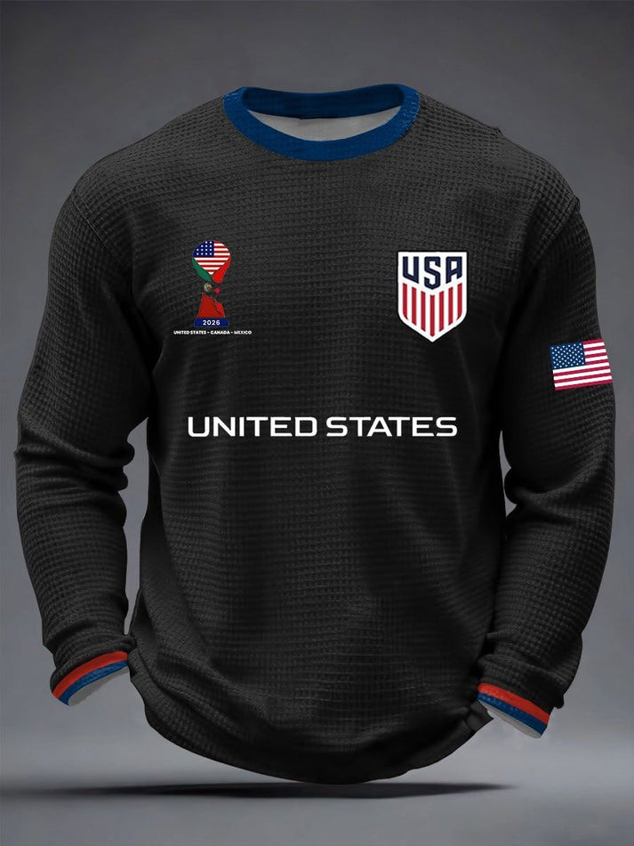 United States World Cup 2026 Long Sleeve Shirt World Cup 2026 Apparel Best Gifts For Soccer Fans blank