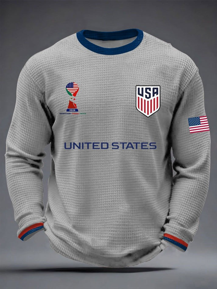 United States World Cup 2026 Long Sleeve Shirt World Cup 2026 Apparel Best Gifts For Soccer Fans blank