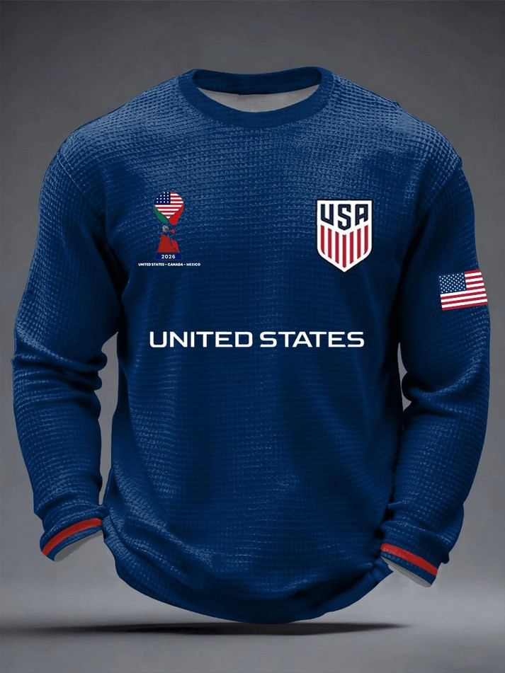 United States World Cup 2026 Long Sleeve Shirt World Cup 2026 Apparel Best Gifts For Soccer Fans blank
