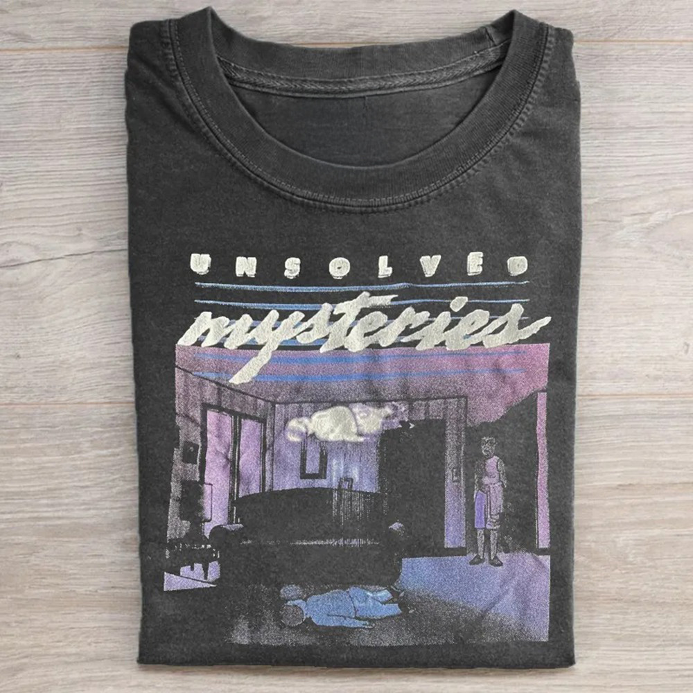 Unsolved Mysteries Vintage T-Shirt Old Retro TV Series Show Lovers Gifts For Fans