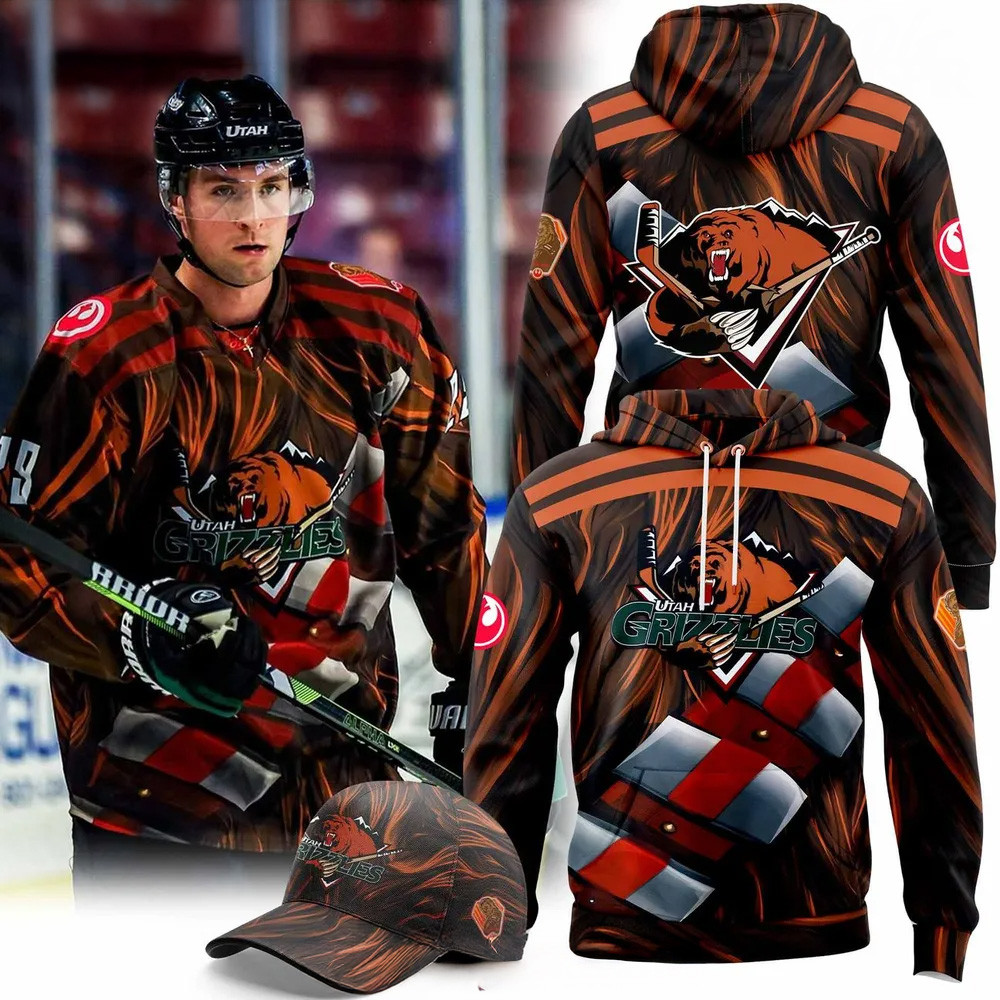 Utah Grizzlies x Galaxy 2025 Hoodie Utah Grizzlies Merch Fathers Day Gifts For Husband