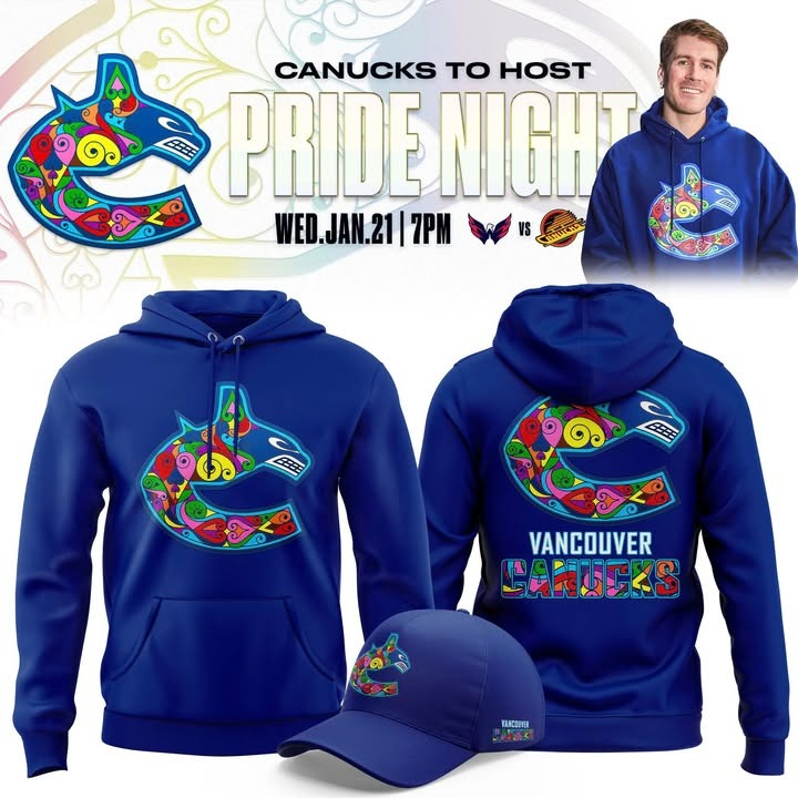 Vancouver Canucks Hockey Pride Night 2026 Hoodie Team Merch Best Gift For Fans