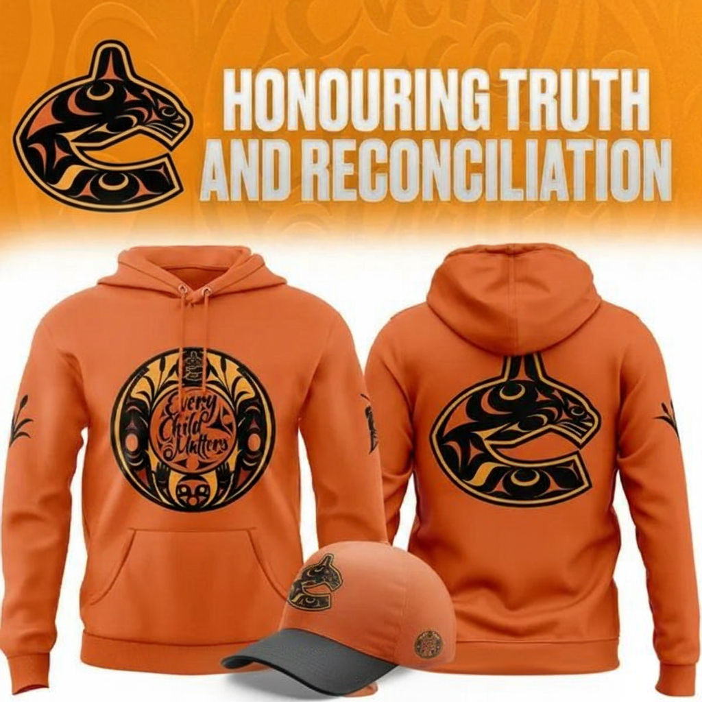 Vancouver Canucks Truth And Reconciliation Day Hoodie Canucks Merchandise Best NHL Fans Gifts