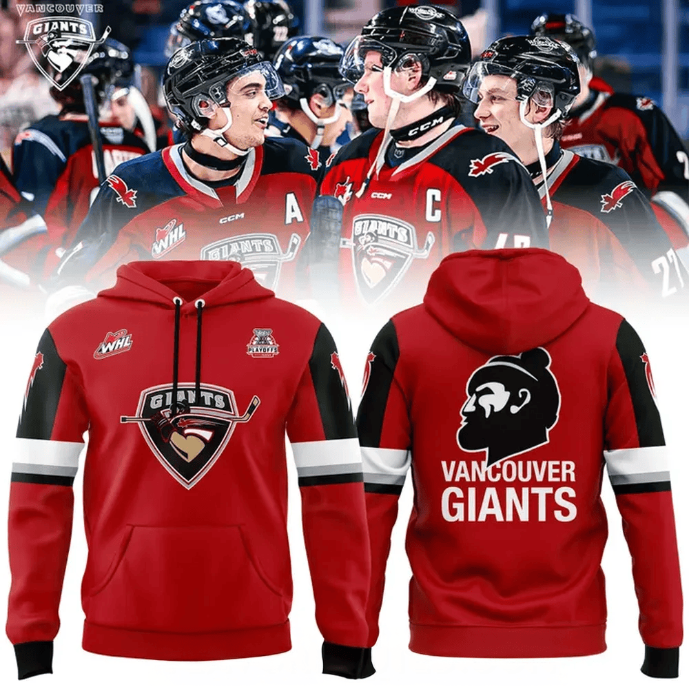 Vancouver Giants WHL PlayOffs Clinched 2025 Hoodie Vancouver Giants Merch Fathers Day Presents