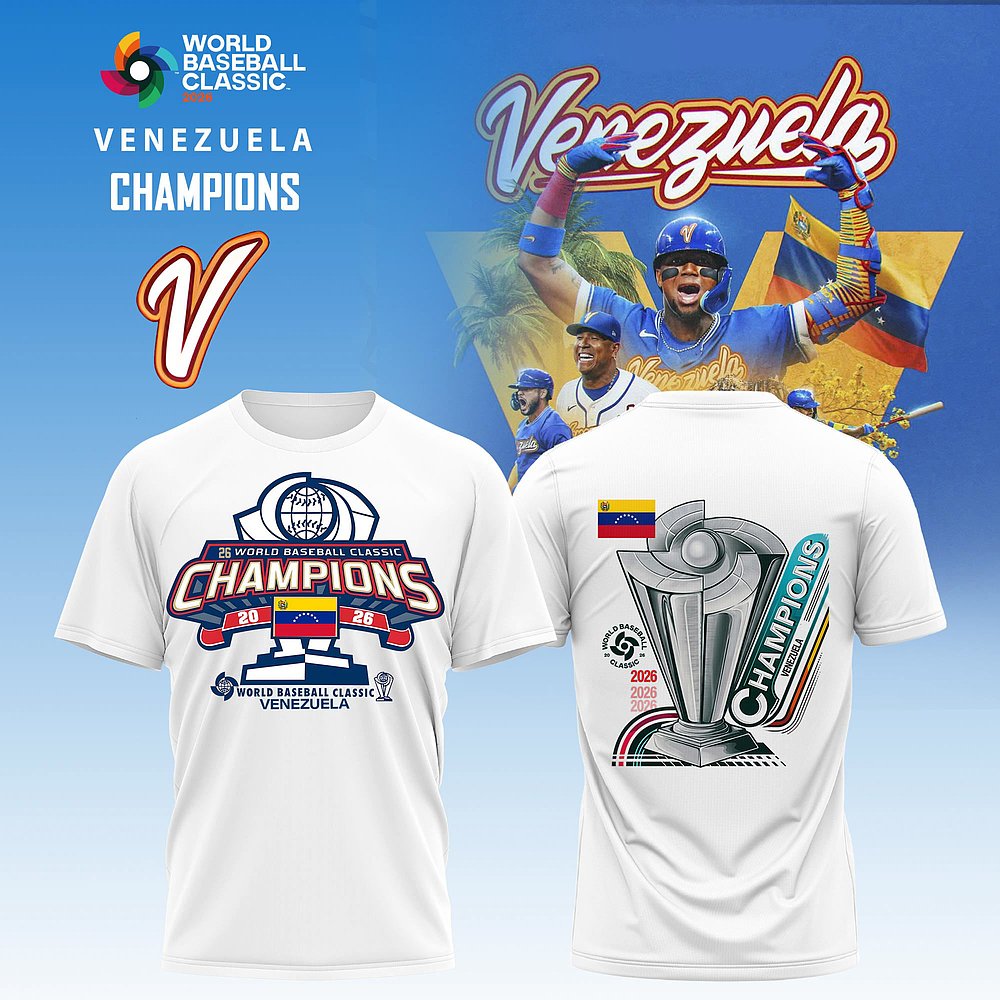 Venezuela World Baseball Classic Champion 2026 White T-Shirt