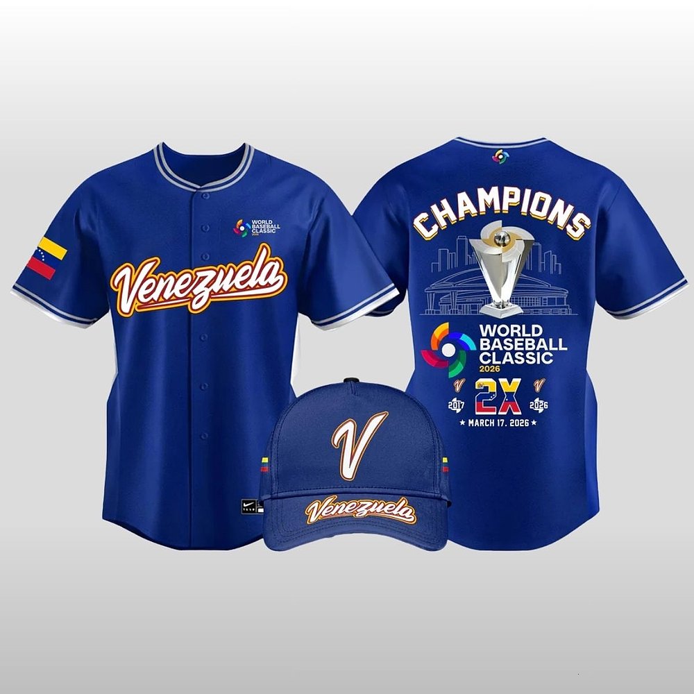 Venezuela World Baseball Classic Finals Champions 2026 Baseball Jersey Gift For Baseball Fans