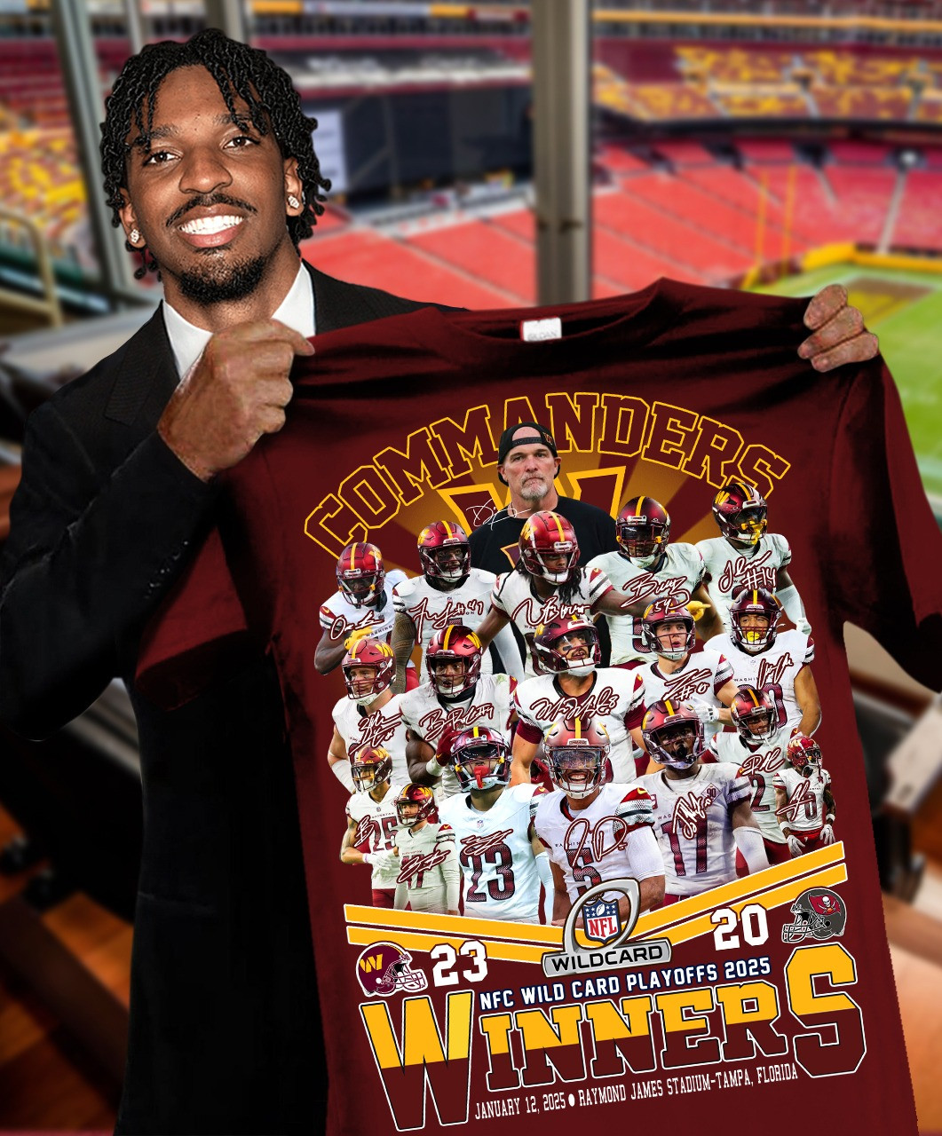 Washington Commanders NFC Winners Shirt Redskins Football Fan Merch