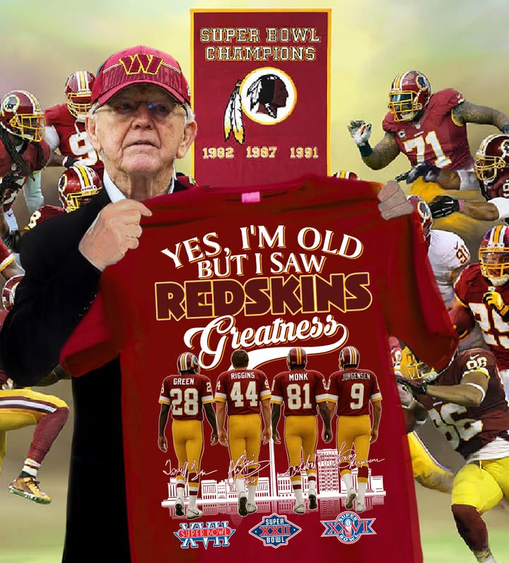 Washington Commanders Yes Im Old But I Saw Redskins T-Shirt Best Gift For Football Fans