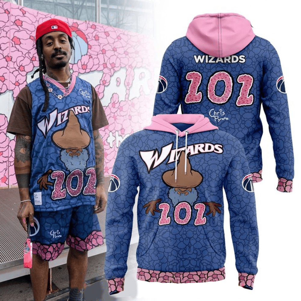 Washington Wizards Cherry Blossom Special Hoodie Washington Wizards Merch Fathers Day Presents