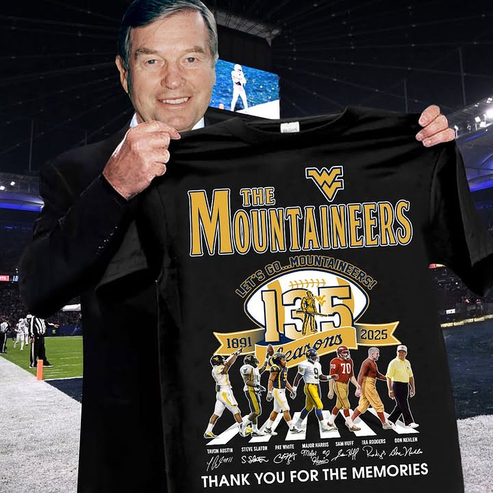 West Virginia Mountaineers 135 Seasons T-Shirt Mountaineers Merch Best Gift For Football Fans