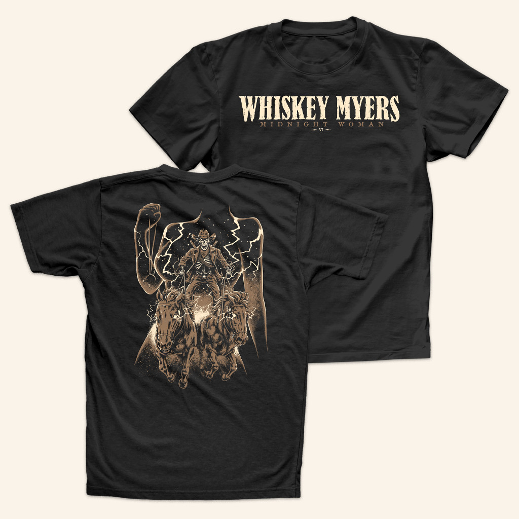 Whiskey Myers Merch Whiskey Myers Whomp Whack Thunder Midnight Woman T-Shirt For Dad