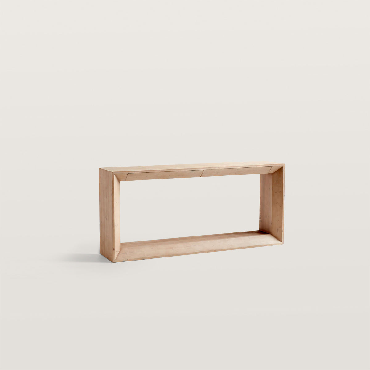 Wood Entryway Storage Console Table