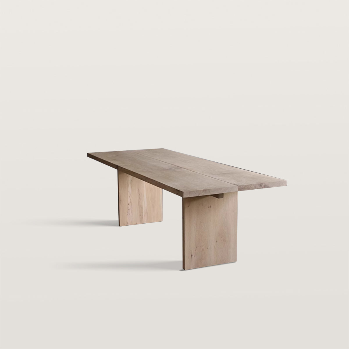 Wooden Double Panel Splicing Tea Table Dining Table