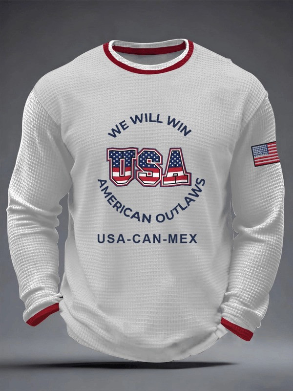 World Cup 2026 USA Long Sleeve Shirt We Will Win American Outlaws Shirt Best Gifts For Soccer Fans