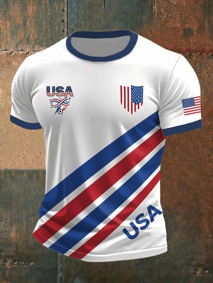 World Cup 2026 USA Soccer T-Shirt Sports Day Clothing Best Gifts For World Cup Fans