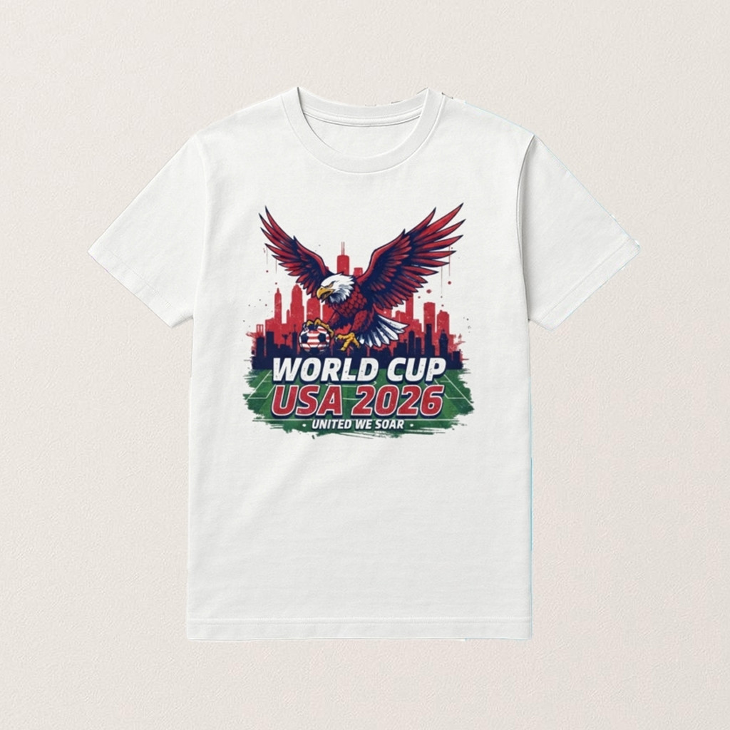 World Cup USA Eagle Soccer 2026 T-Shirt United We Soar Shirt For Fans