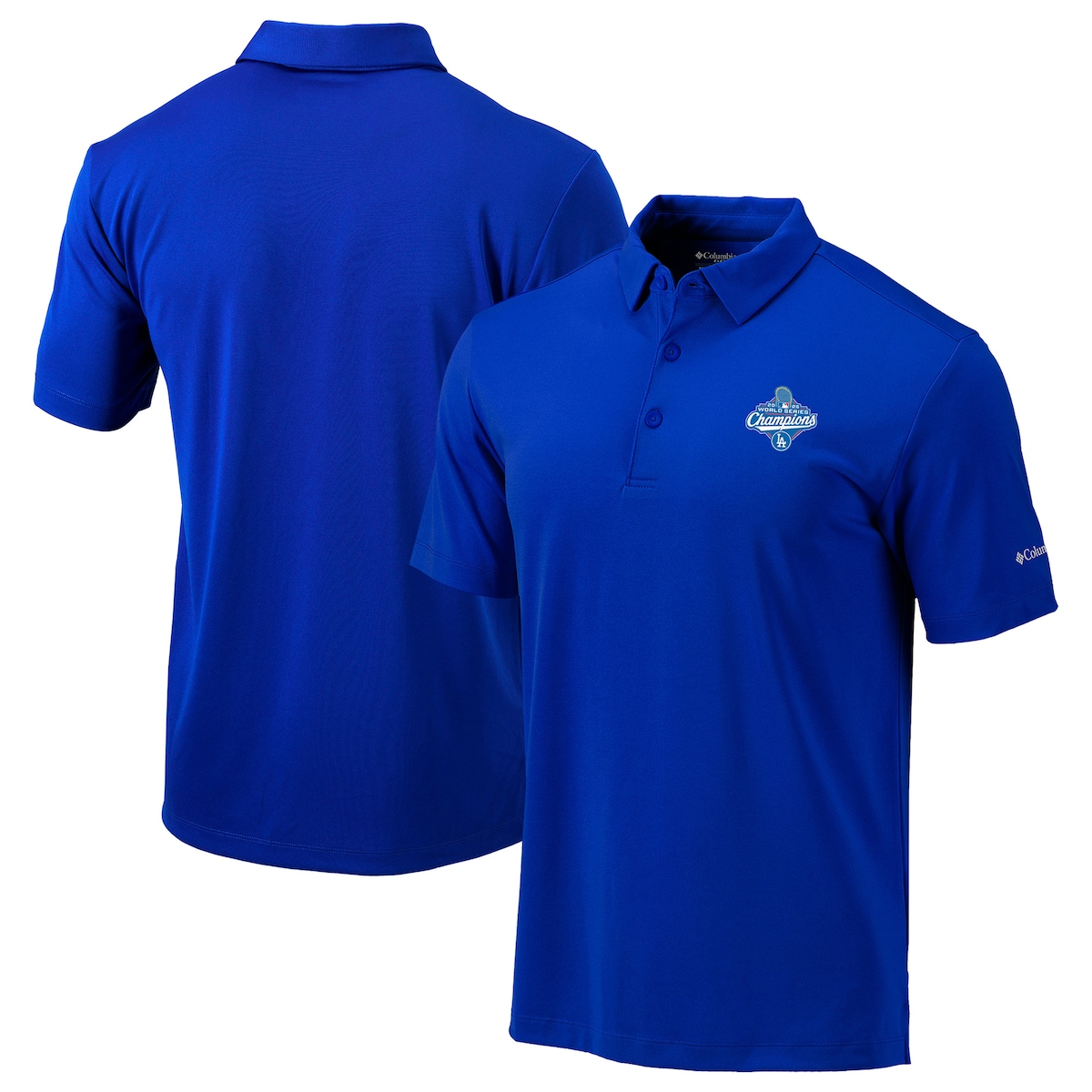 World Series Merch 2025 Los Angeles Dodgers World Series Champions Omni Wick Drive Polo Shirt