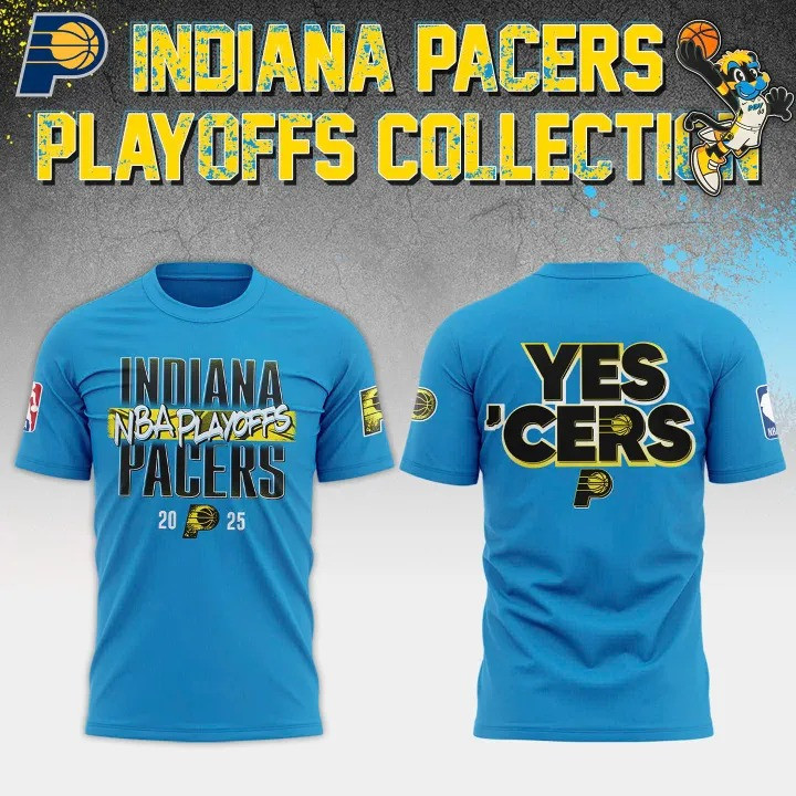 Yes Cers Indiana Pacers 2025 NBA Playoffs T-Shirt Yes 'Cers Pacers Basketball Fan Apparel