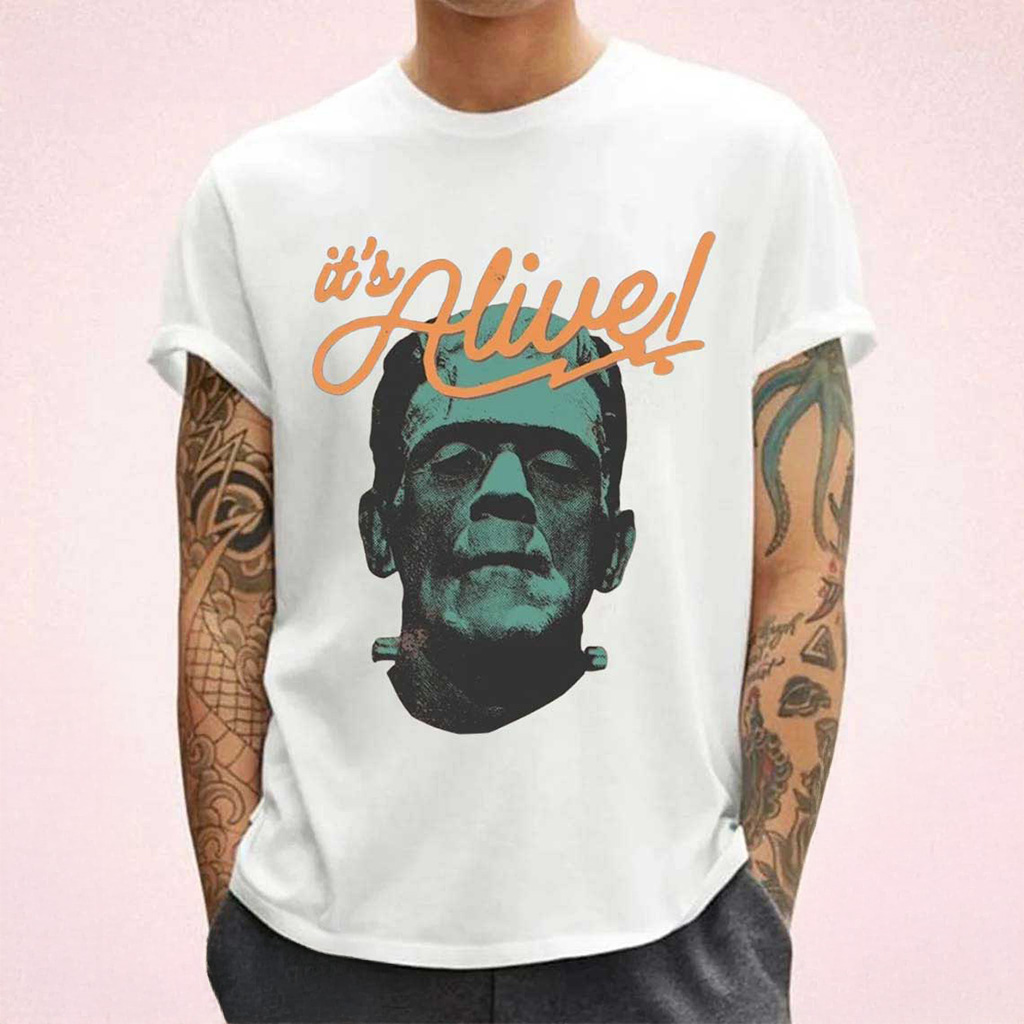 You Make Me Feel Alive Frankenstein Shirt Scary Horror T-Shirt For Brother