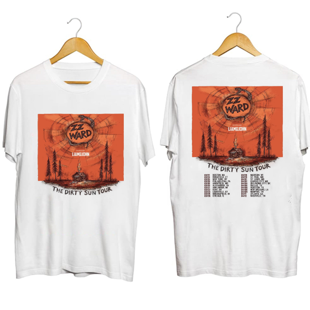ZZ Ward The Dirty Sun Tour Shirt Fan Merch Gifts For Music Enthusiasts