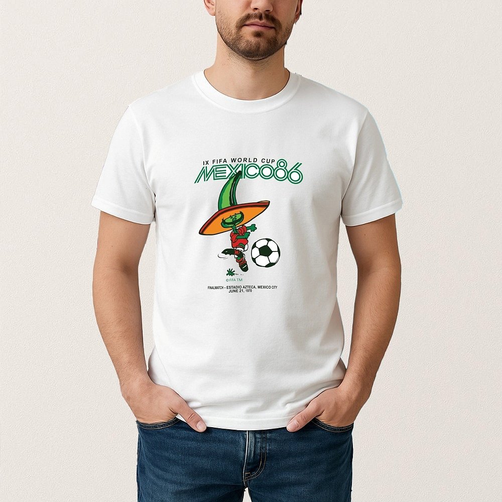 Zara Fifa World Cup Mexico 1986 T-Shirt