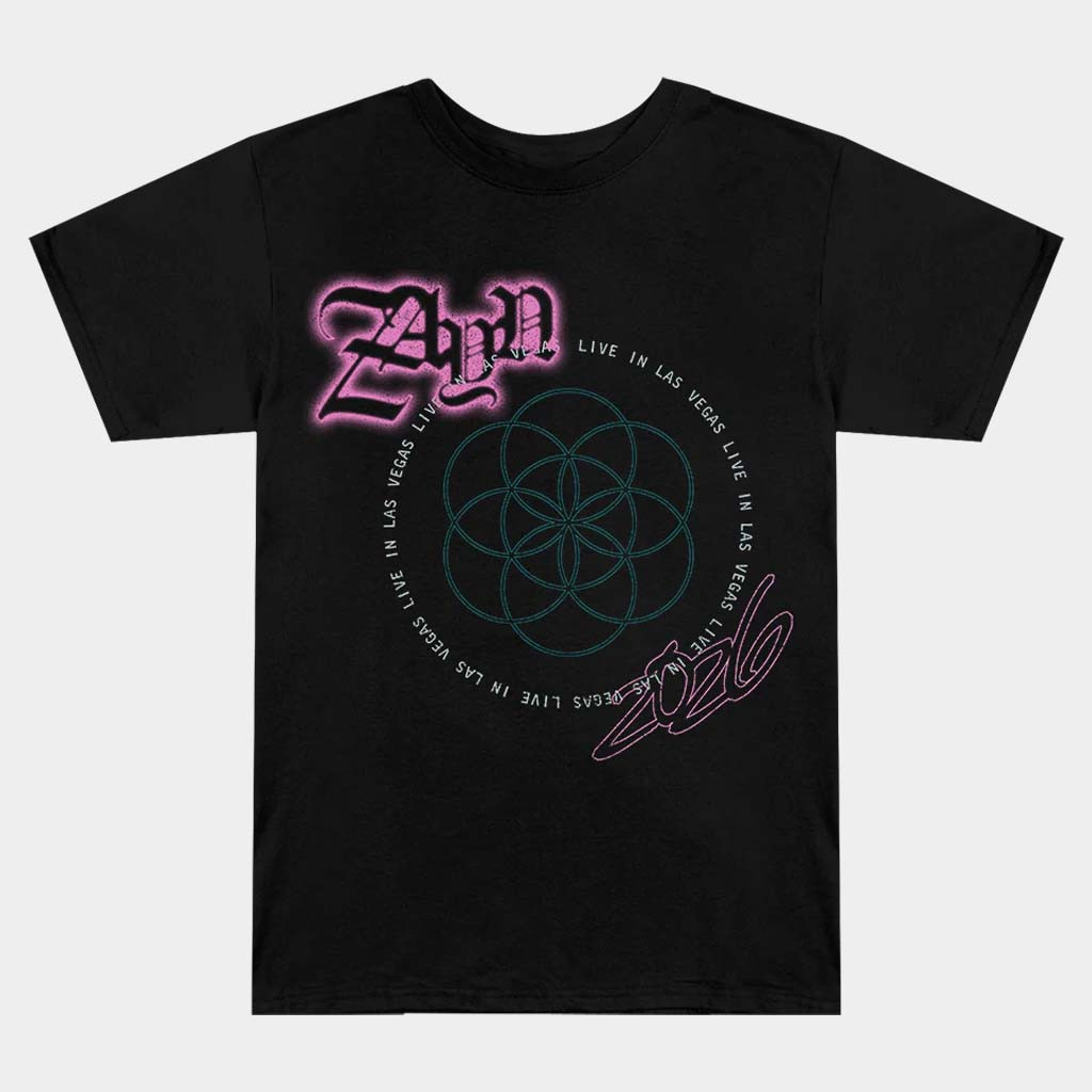Zayn Malik Merch Live In Las Vegas Mandala T-Shirt Zayn 2026 Shirt For Music Lovers