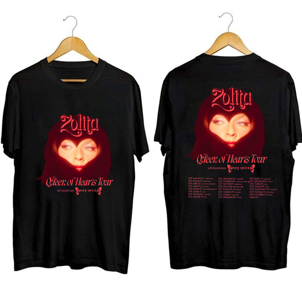 Zolita The Queen Of Hearts Tour Shirt Zolita Merch For Daughter
