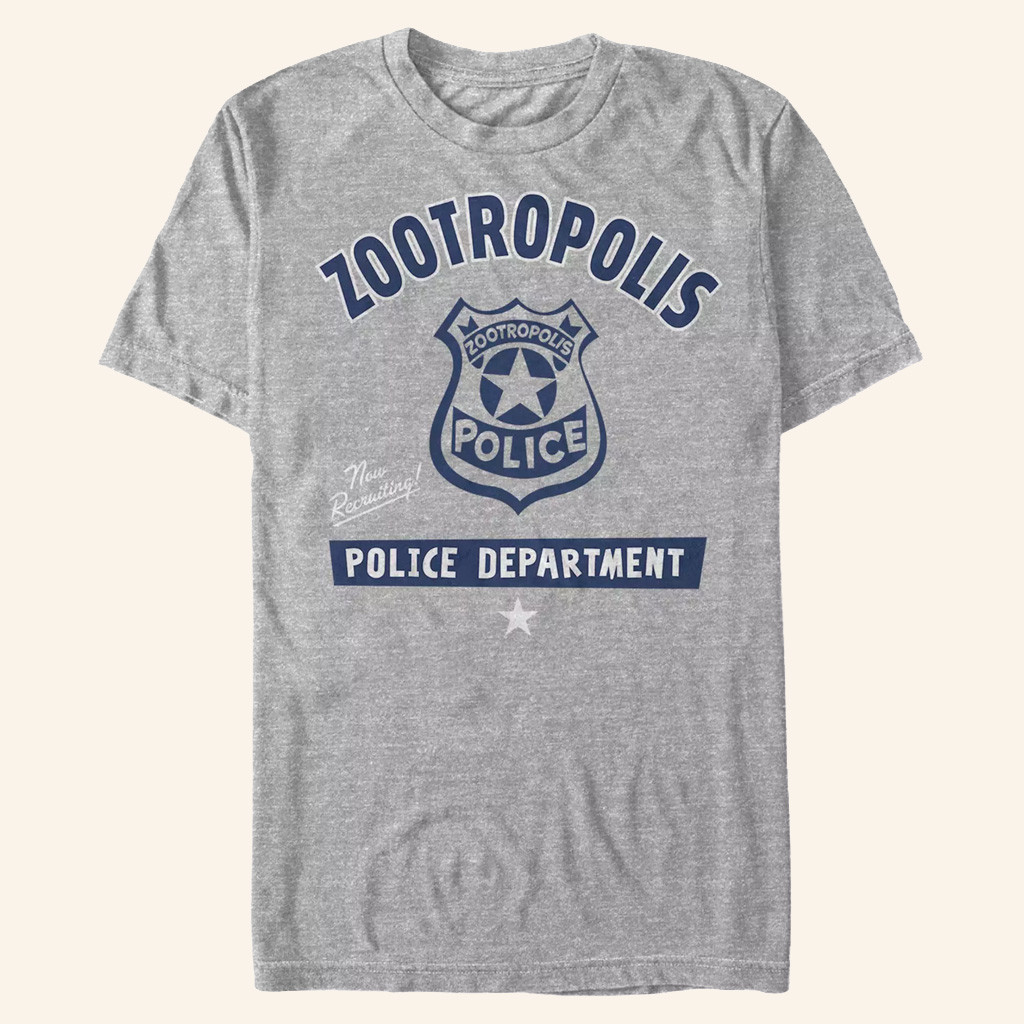 Zootopia Merch Police Department T-Shirt Unique For Husband